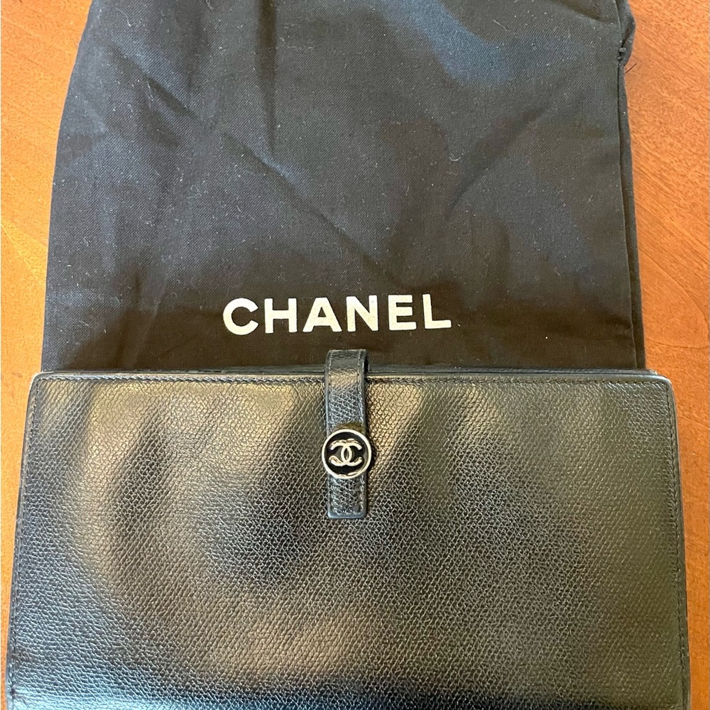 Chanel checkbook wallet